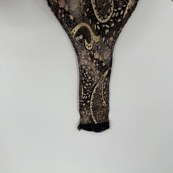 Indulgence Vintage Paisley Sleep Bodysuit One Piece Size Small - Picture 6 of 10